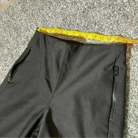 HFX Winter Tech Pants Women’s Small Black High Waisted Fleece Lined Side Zipper - Picture 9 of 16